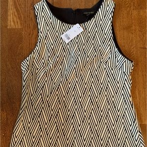 NWT Banana Republic Faux Leather Trimmed Tank